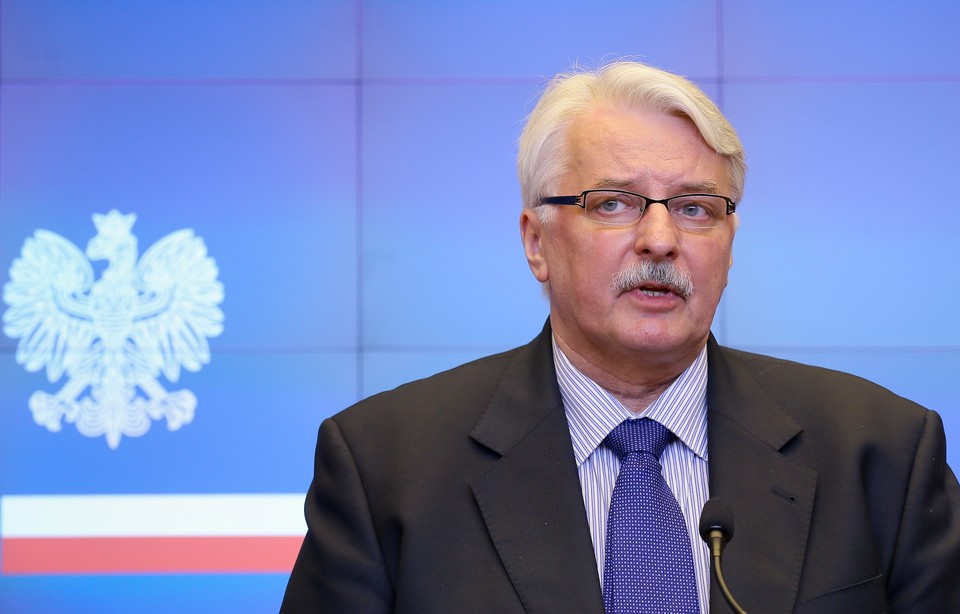 Minister spraw zagranicznych Witold Waszczykowski 