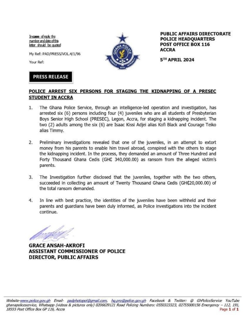 Ghana Police X PRESEC