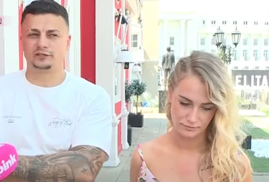 Borislav Terzić Terza i Milica Veličković (Foto: Screenshot TV Pink)