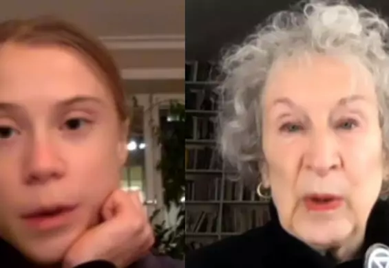 Greta Thunberg i Margaret Atwood spotkały się na Zoomie. "Polegamy na nauce"