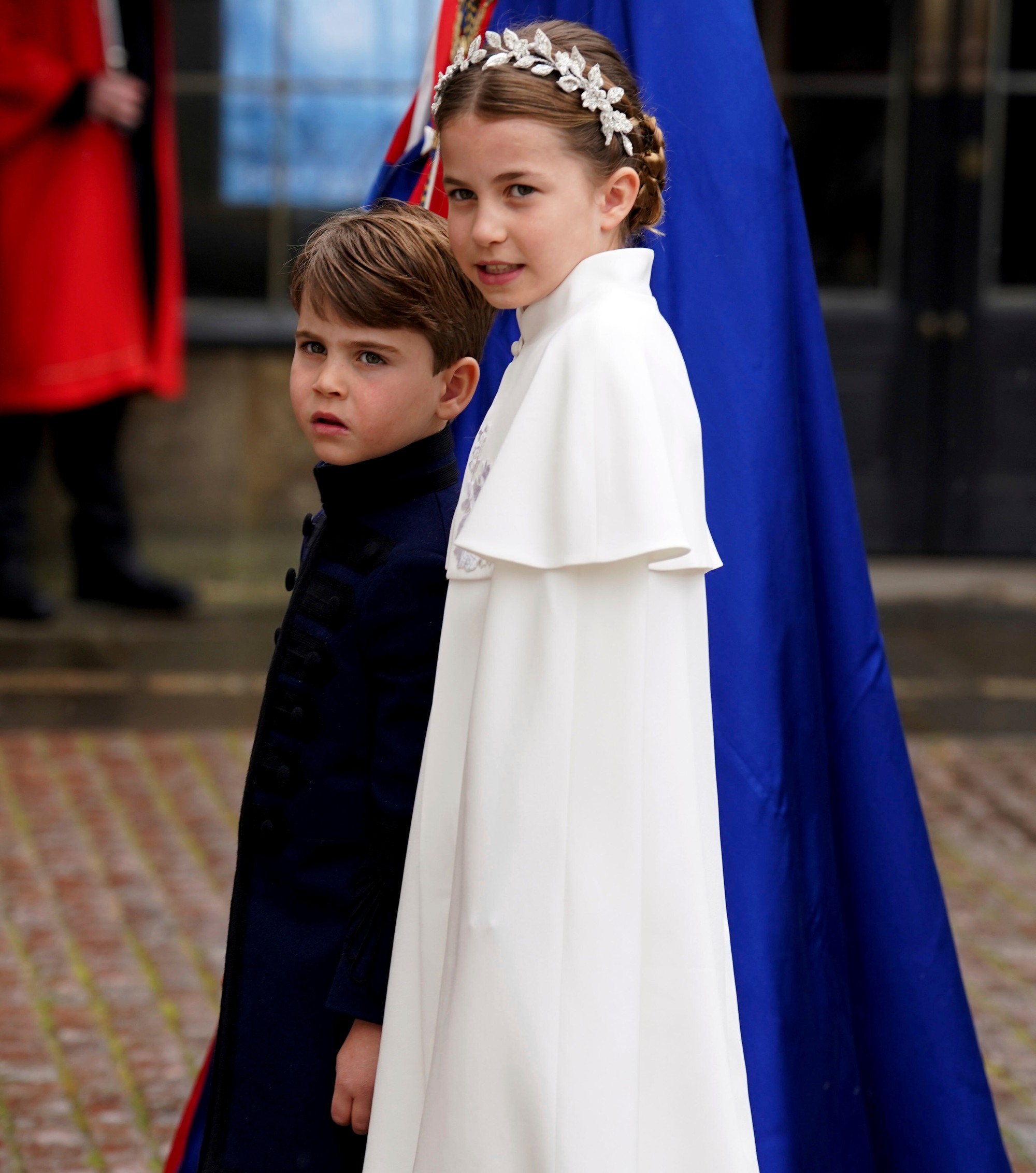 Súrodenci princ Louis a princezná Charlotte.