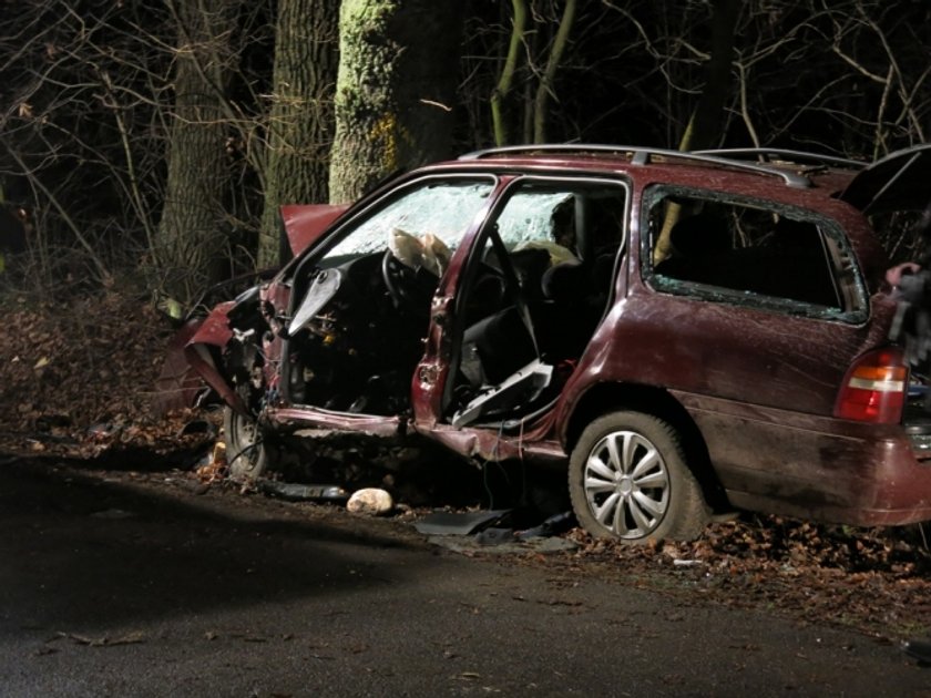 Tragiczny wypadek pod Lubaniem na Dolnym Śląsku