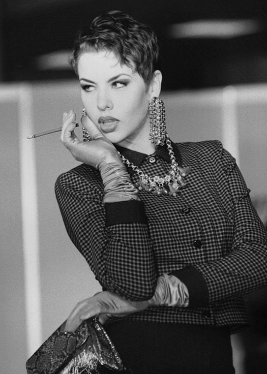 Anita Werner (Łódź, pokaz mody na XIII Międzynarodowych Targach Tekstyliów "Interfashion '96", 25 września 1996 r.)