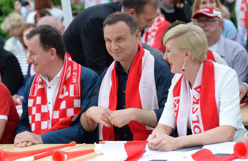 Prezydent Andrzej Duda o meczu Polaków