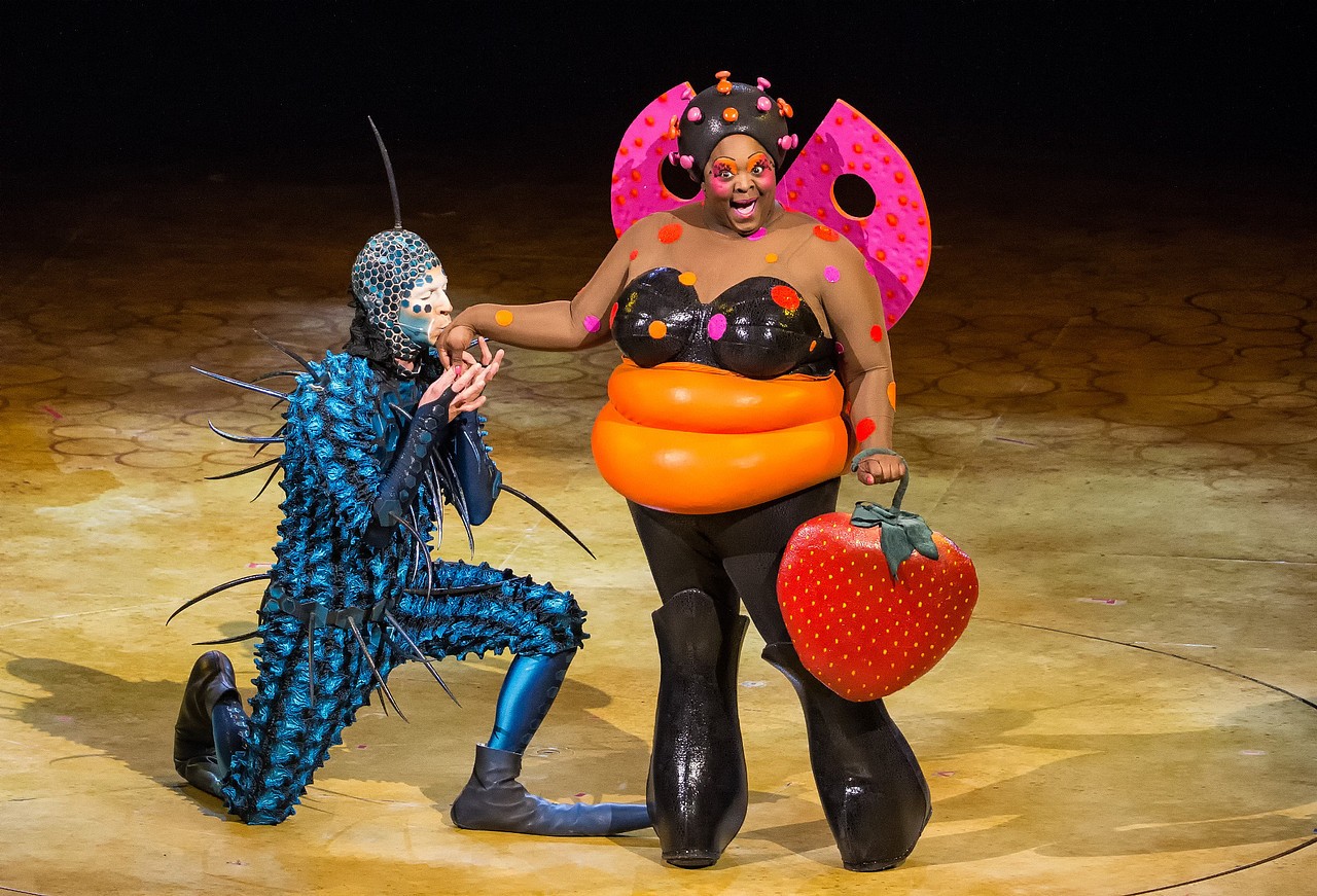 Fotografia z vystúpenia Cirque du Soleil - OVO.