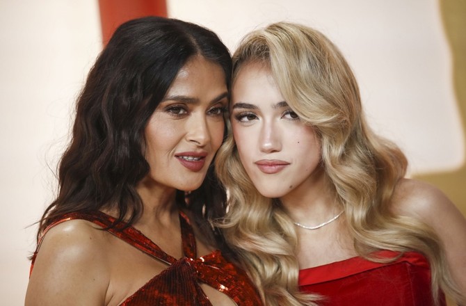 Salma Hajek i ćerka Valentina