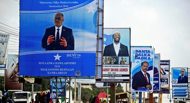 There are 23 candidates in the race, including the current president, Hassan Sheikh Mohamud