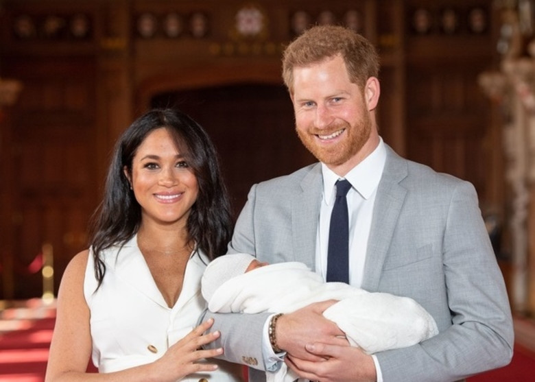 Księżna Meghan i książę Harry, Portland Hospital, 2019 r.