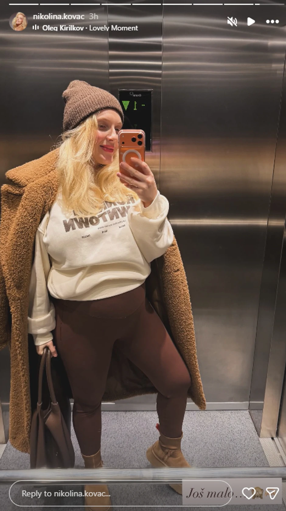 Nikolina tik pred porođaj