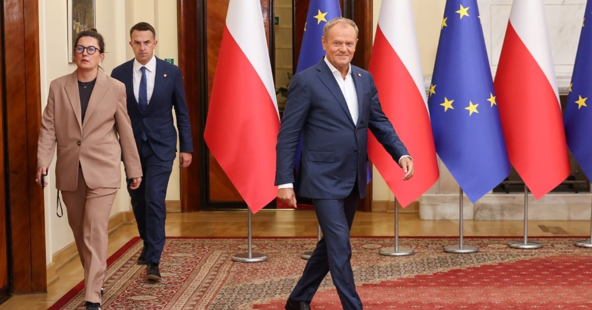 Rosyjskie drony w Polsce. Donald Tusk odpowiada na słowa Donalda Trumpa