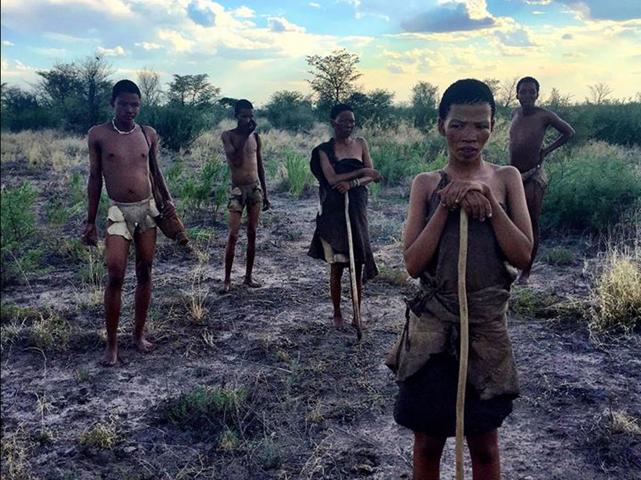 While there, they were able to meet some of the local San Bushmen. They learned that the San Bushmen have been living there for thousands of years, almost entirely without contact from the outside world.