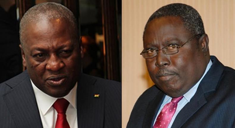 John Mahama and Special Prosecutor Martin Amidu