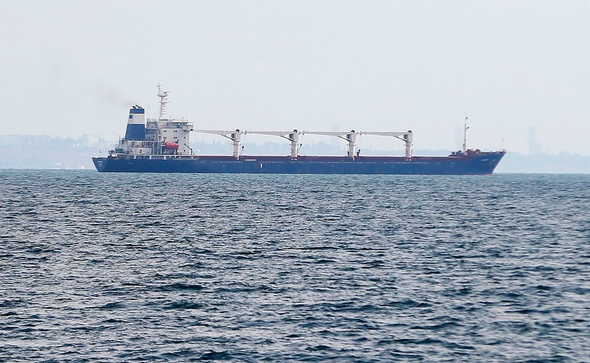 Statek z ukraińskim zbożem wypłynął z Odessy