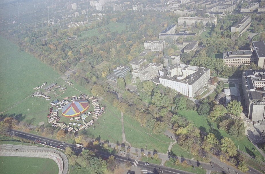 Kraków w 1990 roku. 