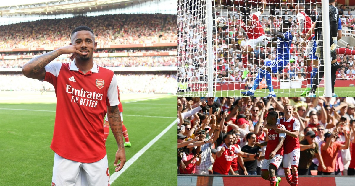 Arsenal Fans Reactions Gabriel Jesus 2 Goals 2 Assists In 4 2 Leicester City Win Pulse Nigeria