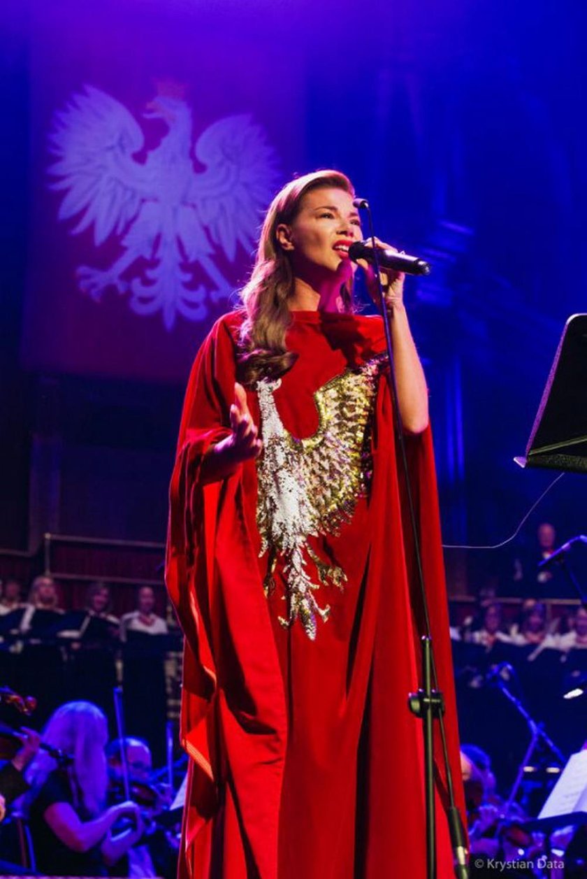 Edyta Górniak na koncercie w Royal Albert Hall