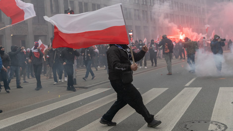 Marsz Niepodległości w Warszawie, 2020 r.
