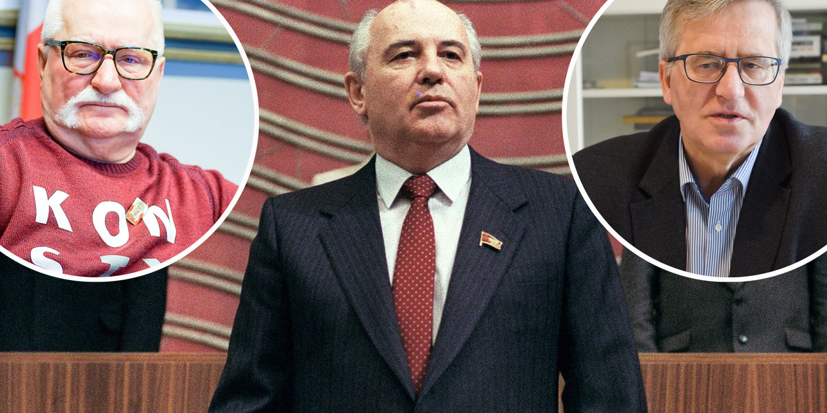 Byli prezydenci, Lech wałęsa i Bronisław Komorowski wielokrotnie spotykali się z Michaiłem Gorbaczowem. Dziś wspominają, jakim był człowiekiem.