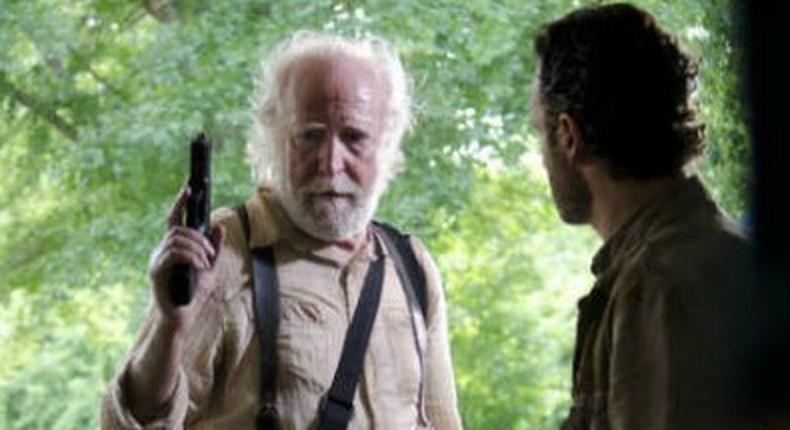 The Walking Dead crew had just announced the return of Herschel back to the show when the news came that Scott Wilson had died.