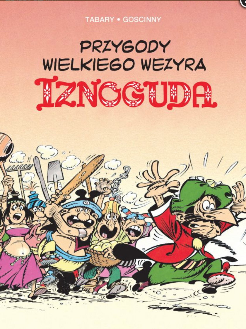 "Przygody wielkiego wezyra Iznoguda". Okładka albumu.