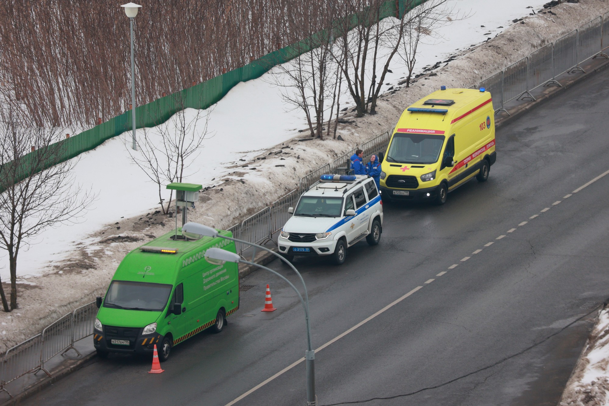 Pohreb Navaľného v Moskve.