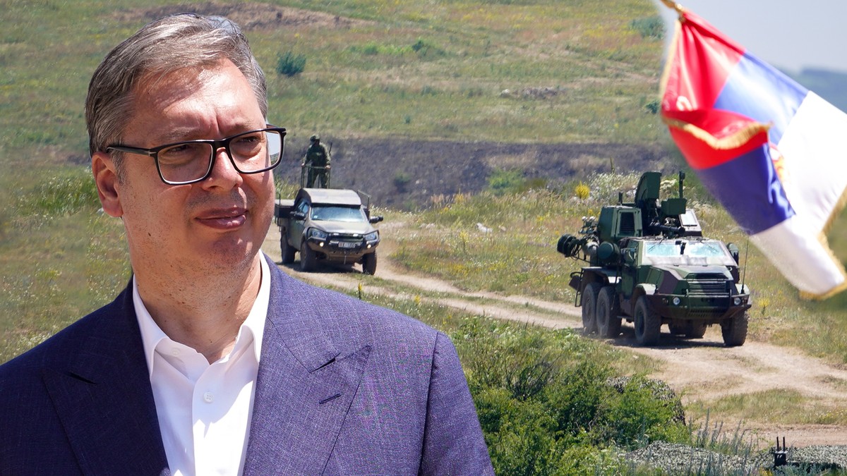 Aleksandar Vučić Pasuljanske livade zastava  