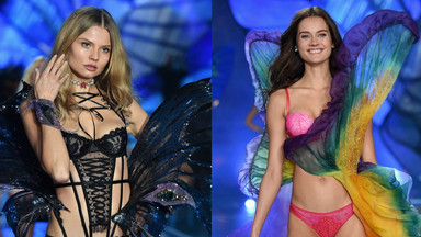 Monika Jagaciak i Magdalena Frąckowiak na pokazie Victoria’s Secret