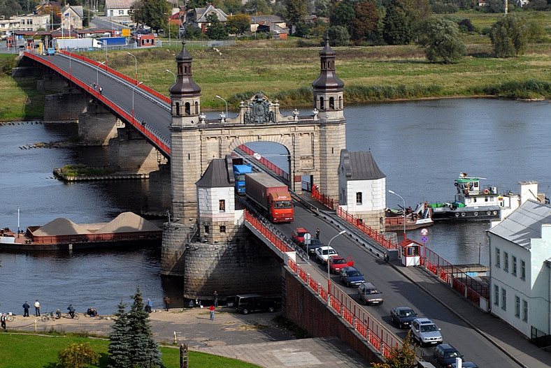 Królewiec, Königsberg i Kaliningrad! - Tylża, most. 