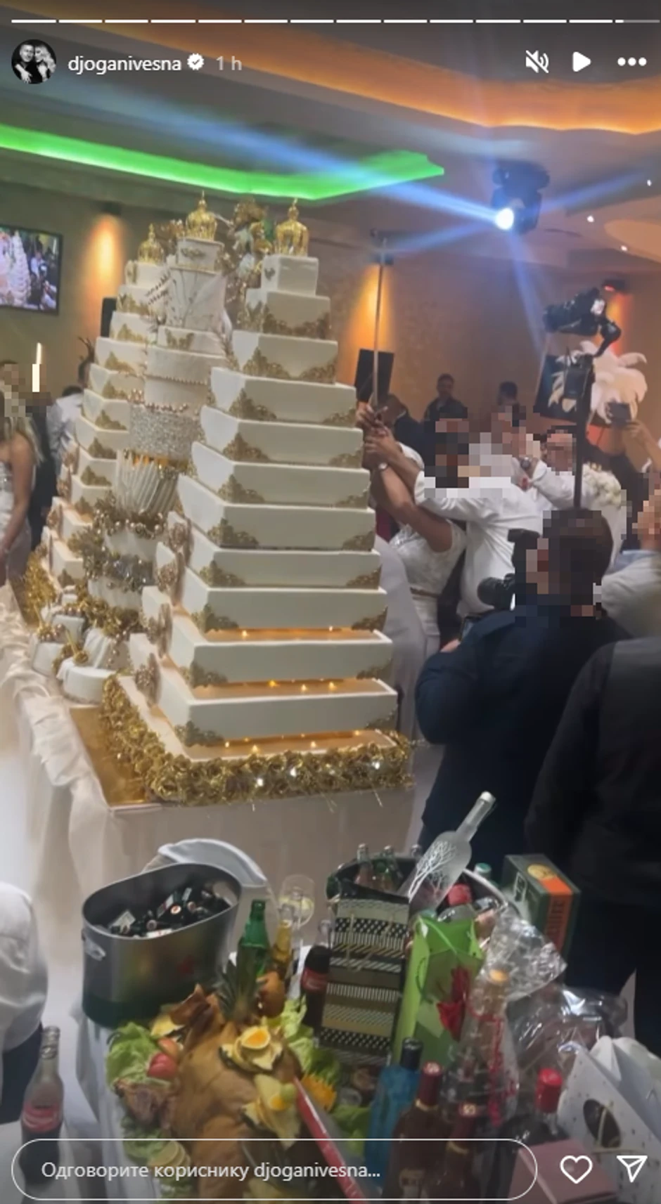 Vesna i Đole na svadbi