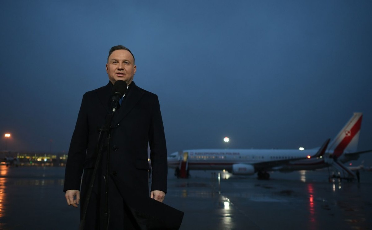Prezydent Duda przybył do Berlina na spotkanie Trójkąta Weimarskiego