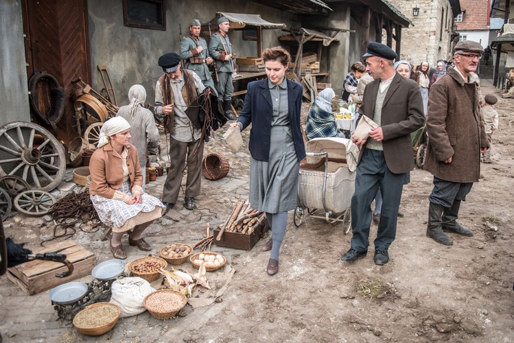 Plan zdjęciowy filmu 'Wołyń' w Kazimierzu Dolnym