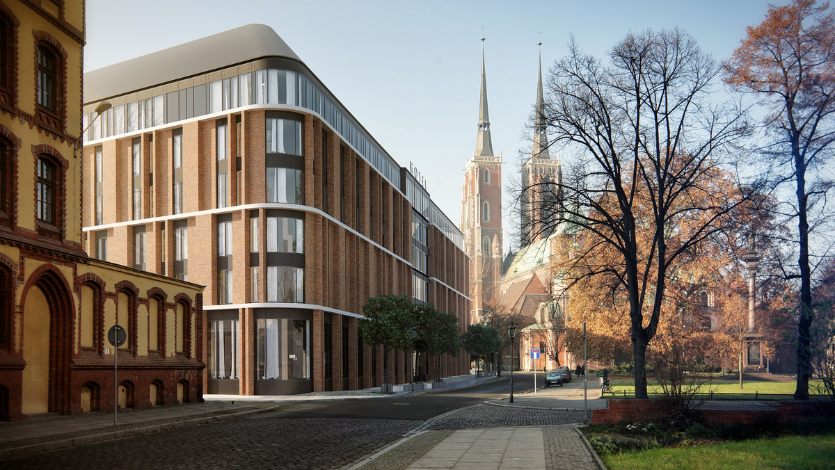 Do marca 2019 roku przy placu Katedralnym na Ostrowie Tumskim ma powstać nowy hotel. Inwestycją za 54 mln zł zajmie się firma Strabag.