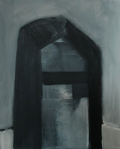 'Szkice do portretu 13', Cezary Bednarczyk, olej na płótnie, 50x40 cm