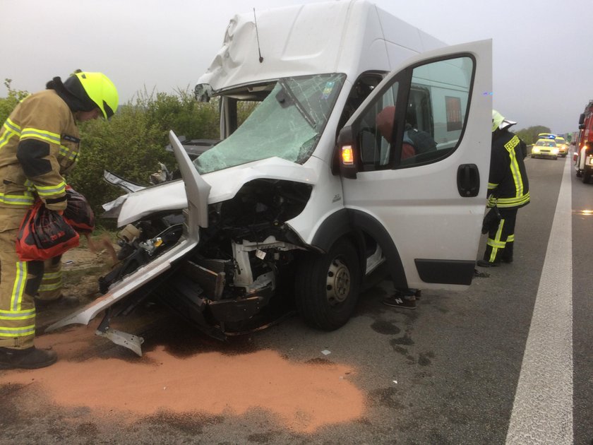 Wypadek polskiego busa w Niemczech. Wielu rannych!