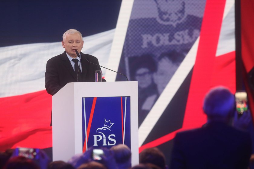 Prezes PiS Jarosław Kaczyński