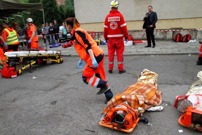 Wybuch brudnej bomby w Opolu. Ćwiczenia służb