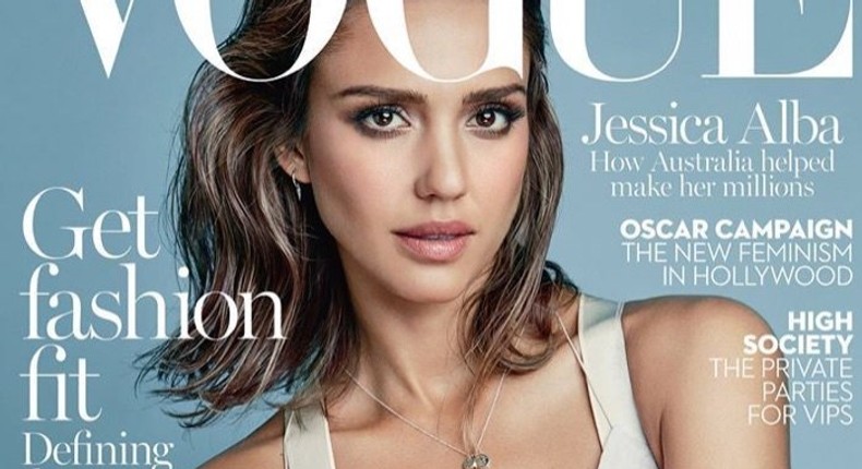 Jessica Alba covers Vogue Australia February 2016 issue