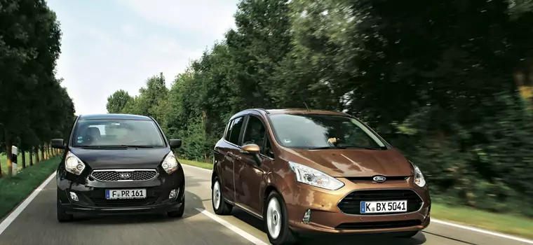 Ford B-Max kontra Kia Venga: miejskie vany dla rodziny