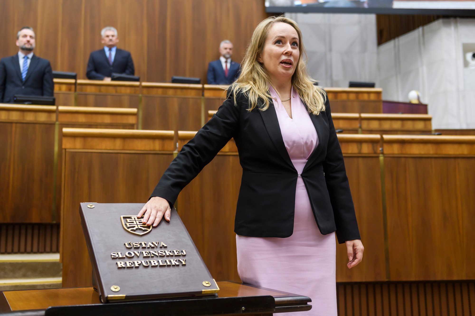 Poslankyňa Paula Puškárová (Hlas-SD)