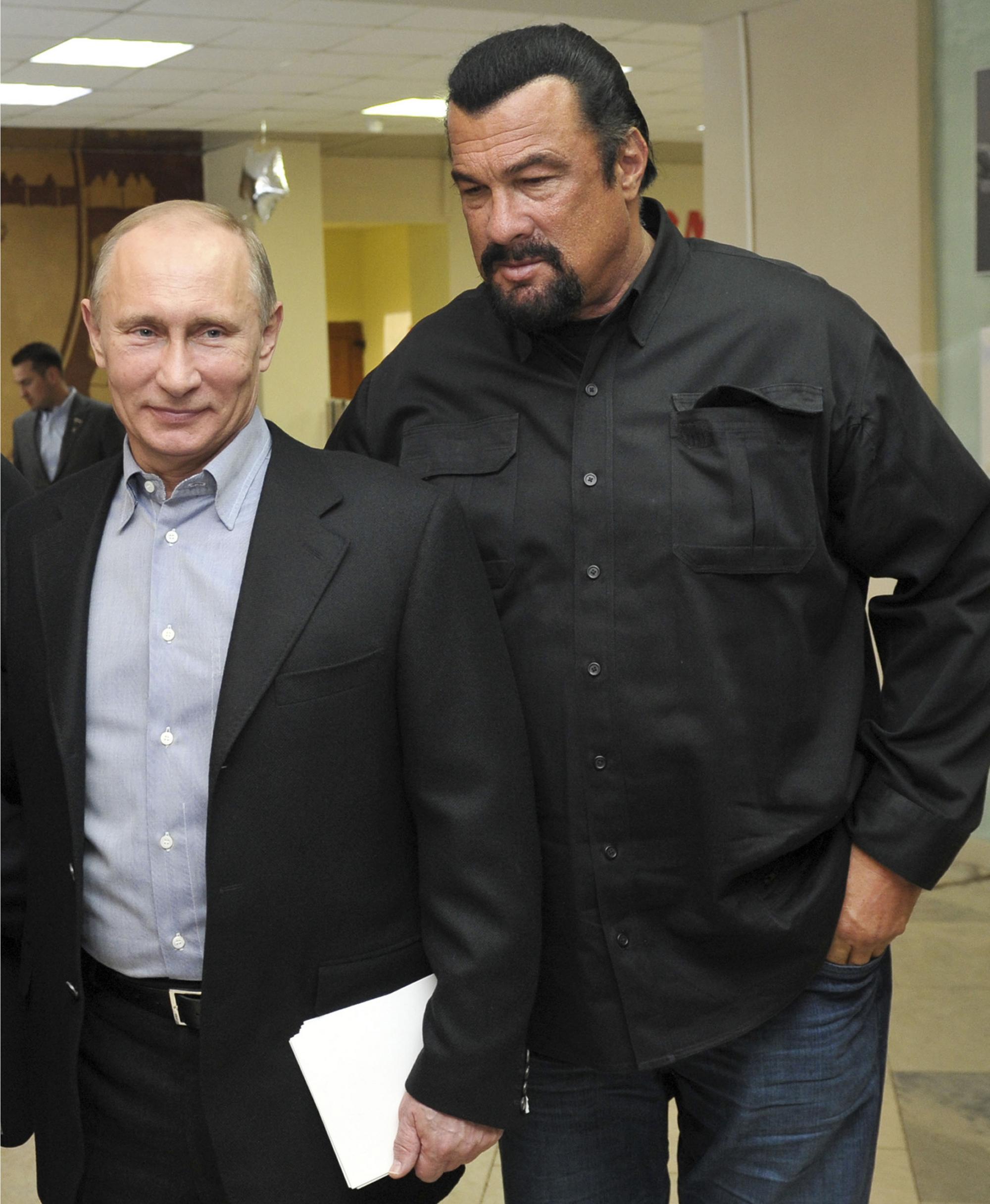 Vladimir Putin a Steven Seagal