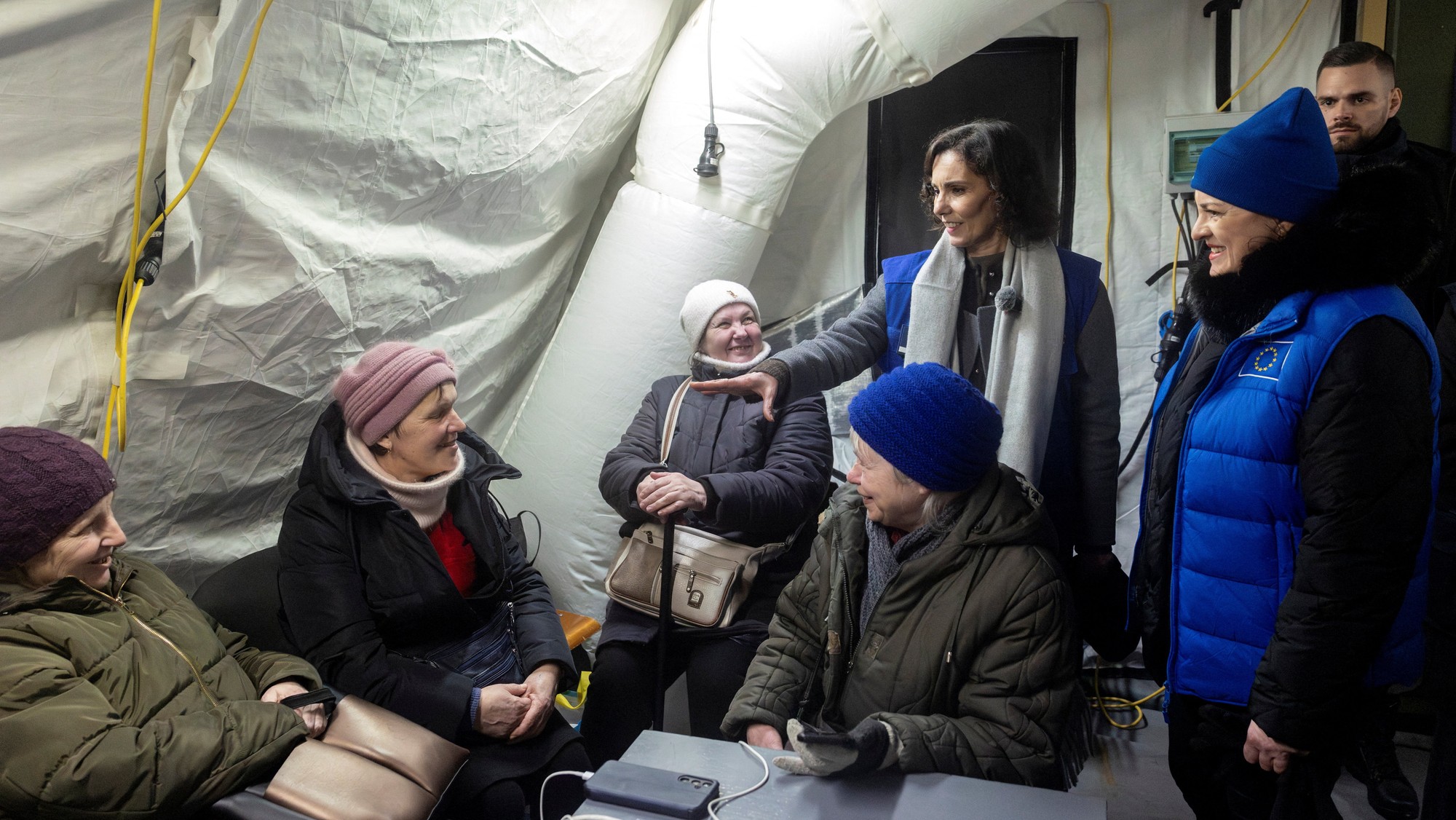 Hadja Lahbibová medzi seniorkami v Kyjeve