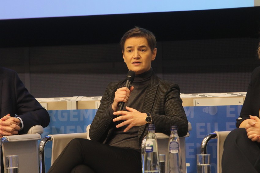 Ana Brnabić u Briselu