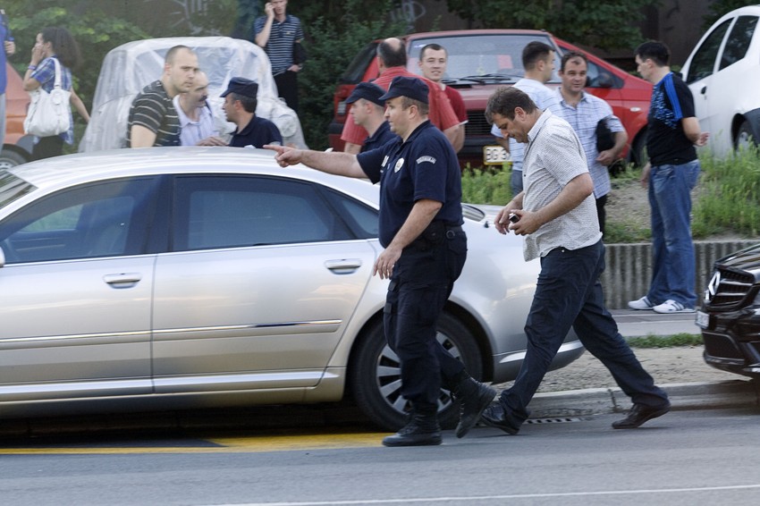 Uviđaj posle oružanog incidenta u Novom Beogradu