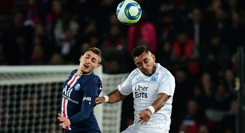 PSG's Marco Verratti and Marseille's Dimitri Payet -- the teams will meet in mid-September, early in the new French season