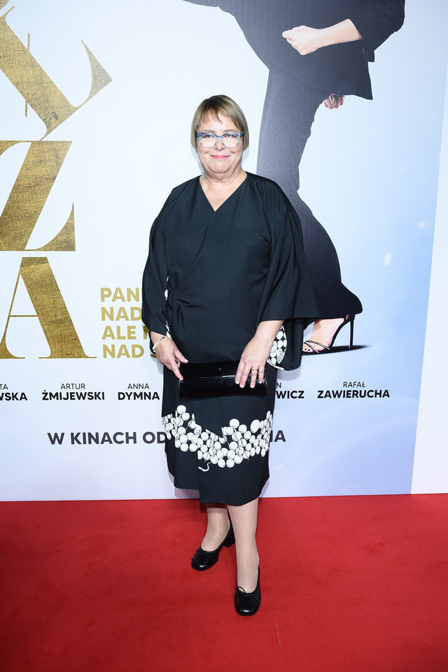 Ilona Łepkowska na premierze "Zołzy"