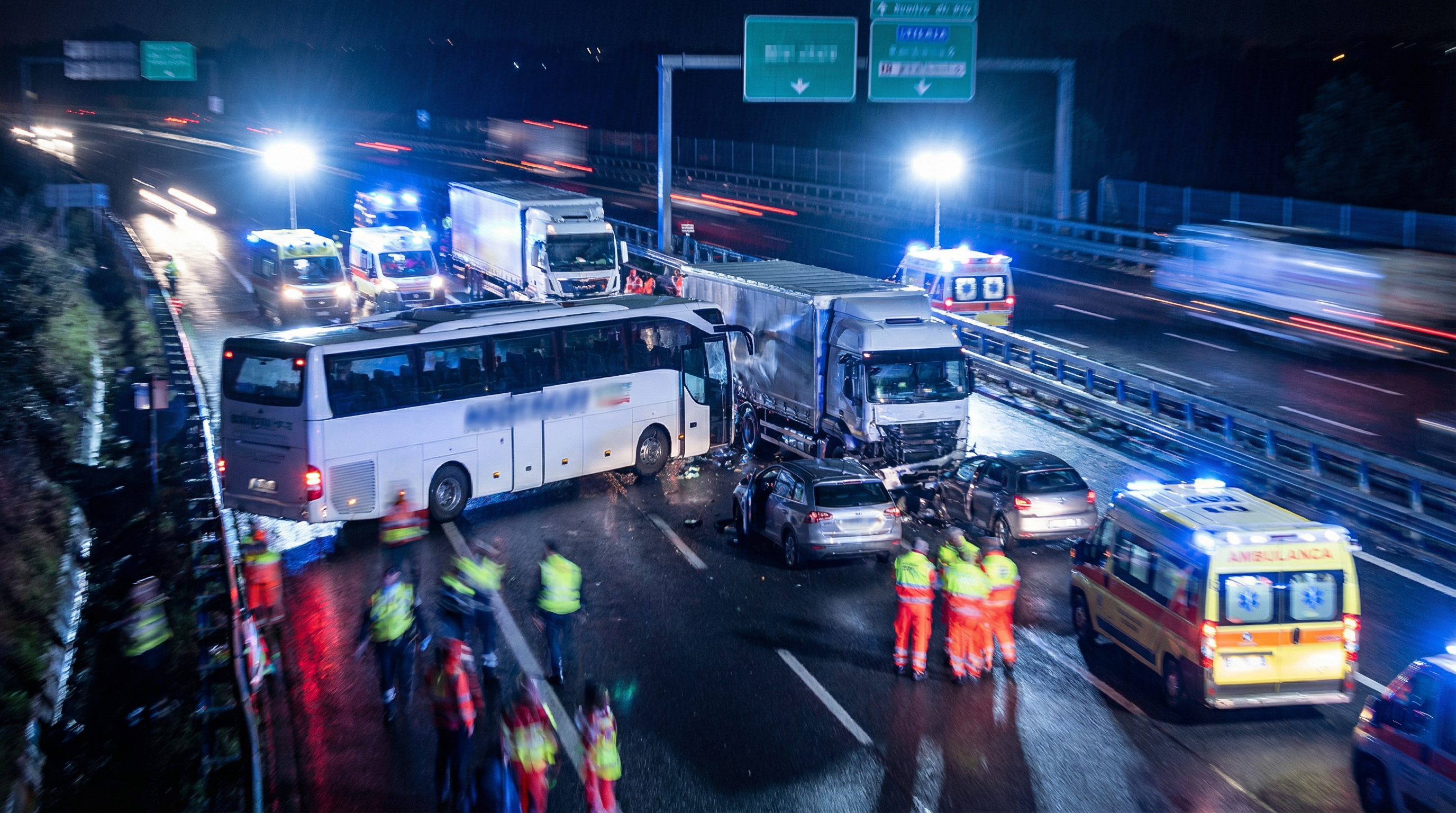 A26 vicino Genova: un autista morto in maxi-scontro, cinque veicoli e 20 feriti