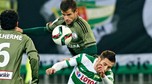 PIŁKA NOŻNA EKSTRAKLASA LECHIA GDAŃSK LEGIA WARSZAWA ( Maciej Makuszewski Łukasz Broź )