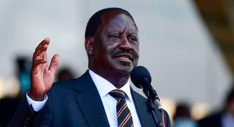 Former Prime Minister Raila Odinga