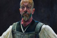 Jacek Malczewski, Autoportret,  1908-1915 r, olej na dykcie, fot Pracownia Digitalizacji MNK