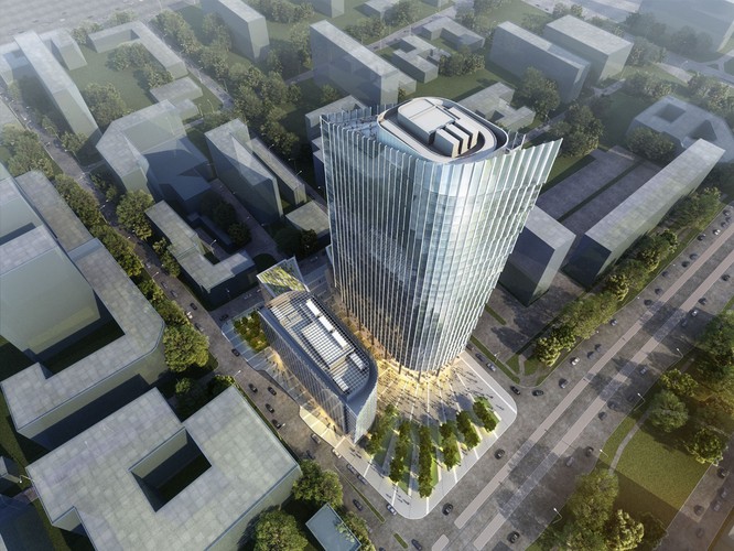 Największe biurowce, które zostały oddane do użytku w Warszawie w minionym roku to Warsaw Spire (Ghelamco Poland), Q22 (Echo Investment) i Gdański Business Center D (HB Reavis).  'Po raz pierwszy na warszawskim rynku ukończone zostały w jednym roku dwie biurowe wieże - Q22 i Warsaw Spire, które należą do najciekawszych architektonicznie i najbardziej zaawansowanych technologicznie. Tak duża nowa podaż, z jaką mieliśmy do czynienia w 2016 roku, nie spowodowała jednak drastycznego przyrostu pustostanów' - czytamy w raporcie.  Większość z wybudowanych w ostatnim czasie biurowców jest prawie w całości skomercjalizowana. Na zdjęciu: Mennica Legacy Tower